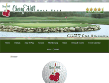Tablet Screenshot of cherryhillgc.com